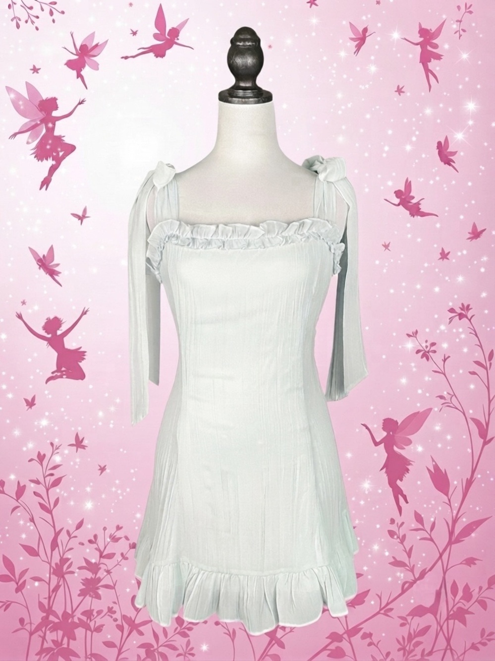 Dolls Kill Sugar Thrillz NWT Glam Fairycore Coquette Balletcore Dollette Dress L